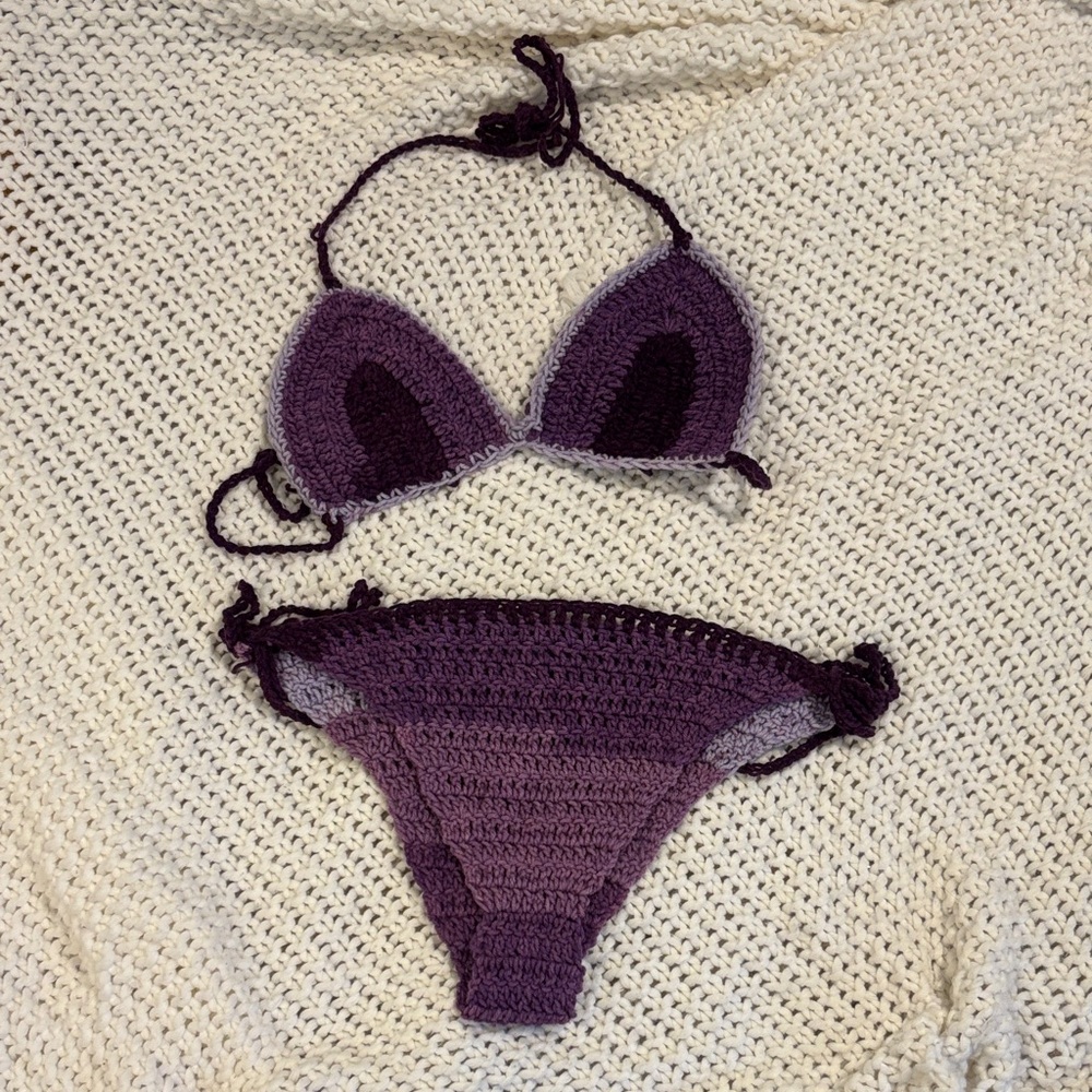 Handmade crochet bikini set